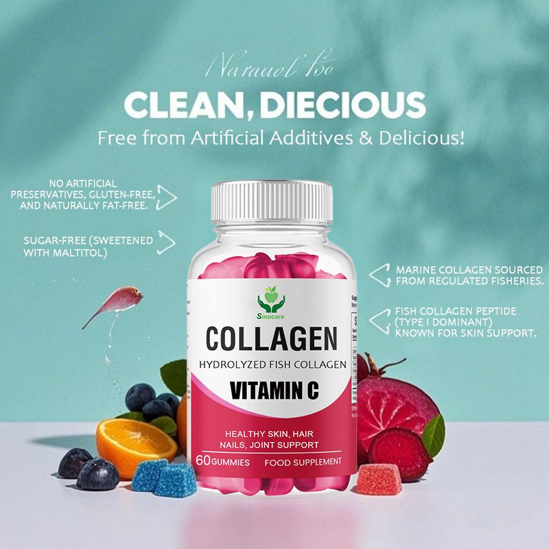 Collagen Gummies Manufacturer - Vegan Hair Skin Nails Custom