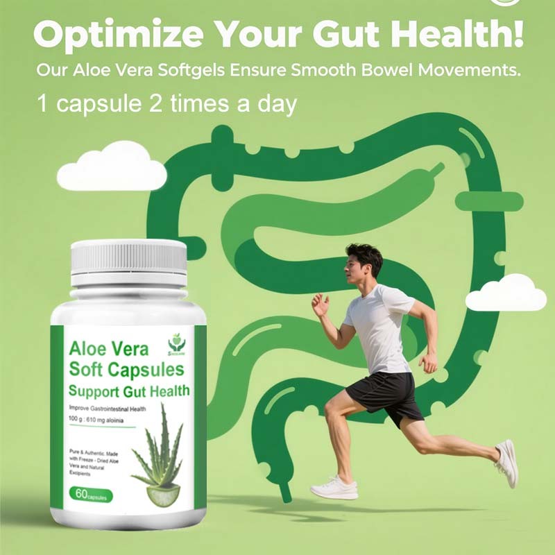 Aloe Vera Softgels Factory - Digestive Health Custom Packaging