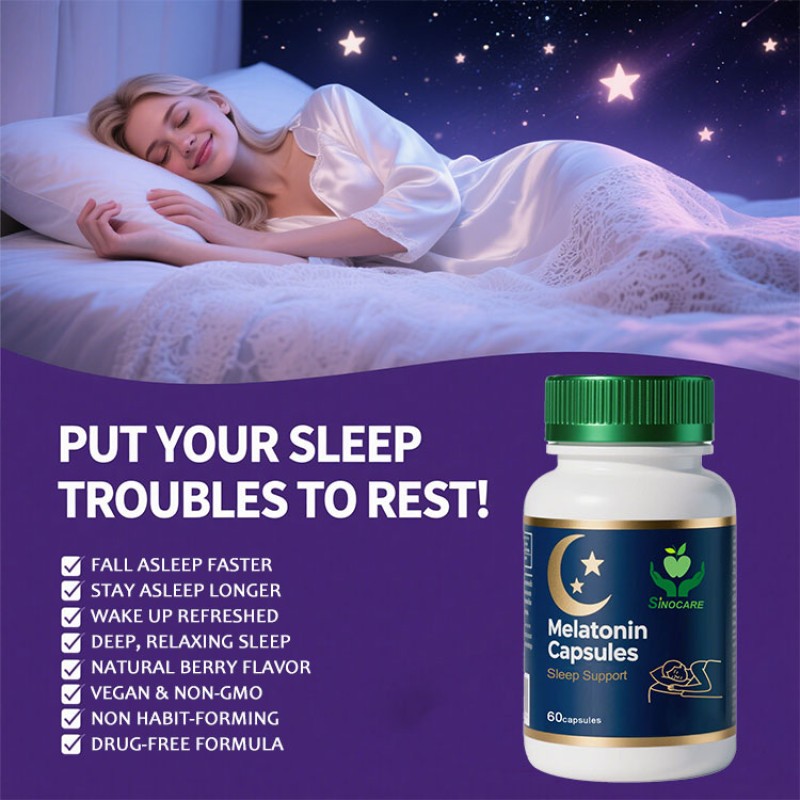 Melatonin Gummies Supplier - OEM Fast Sleeping Deep Sleep