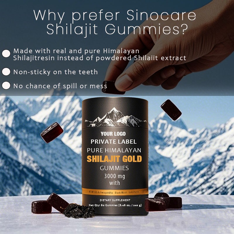 Shilajit Gummies Supplier - Halal Himalayan Resin High Potency