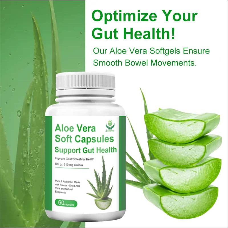 Aloe Vera Softgels Manufacturer - OEM Digestive Support Customizable