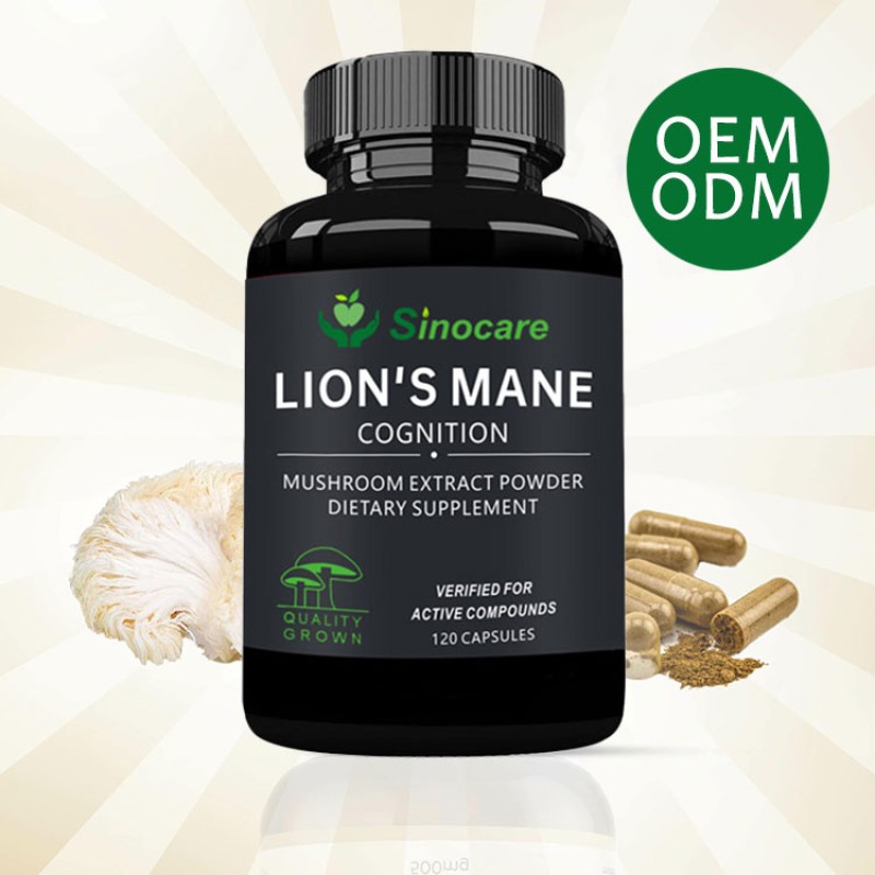 Mushroom Extract Capsules Manufacturer - Lion's Mane Digestion Support
