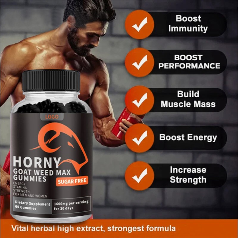 Energy Gummies Supplier - Horny Goat Weed for Men Endurance