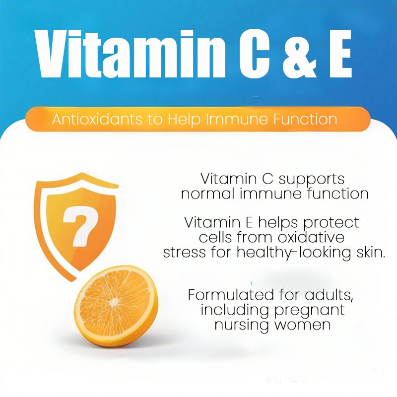 Vitamin Supplement Tablets Factory - Vitamin C E Potency Custom