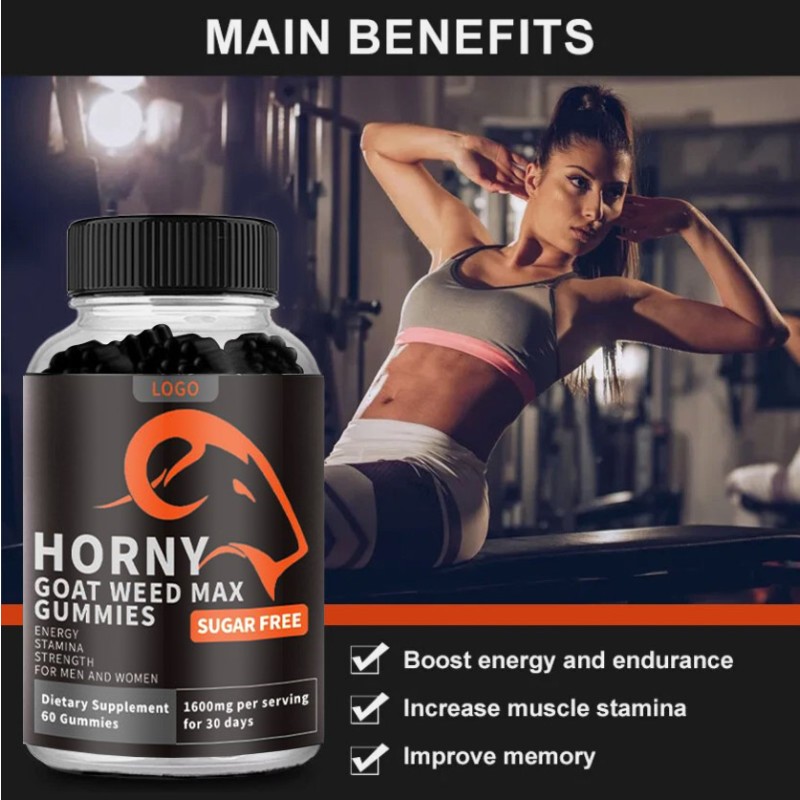 Energy Gummies Supplier - Horny Goat Weed for Men Endurance