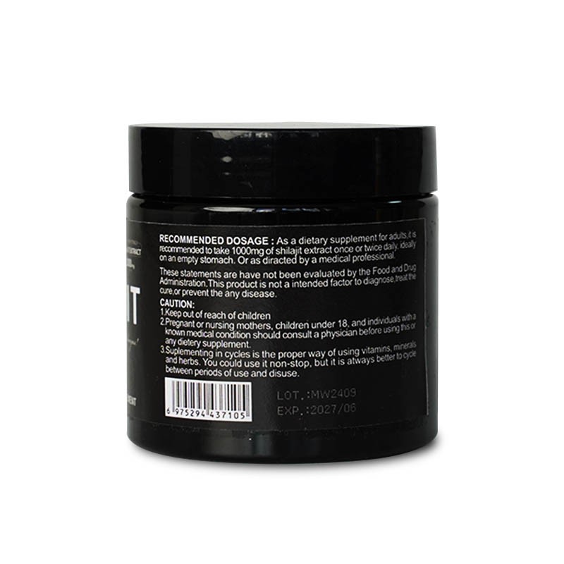 Shilajit Capsules Manufacturer - OEM Himalayan Resin Brain Support