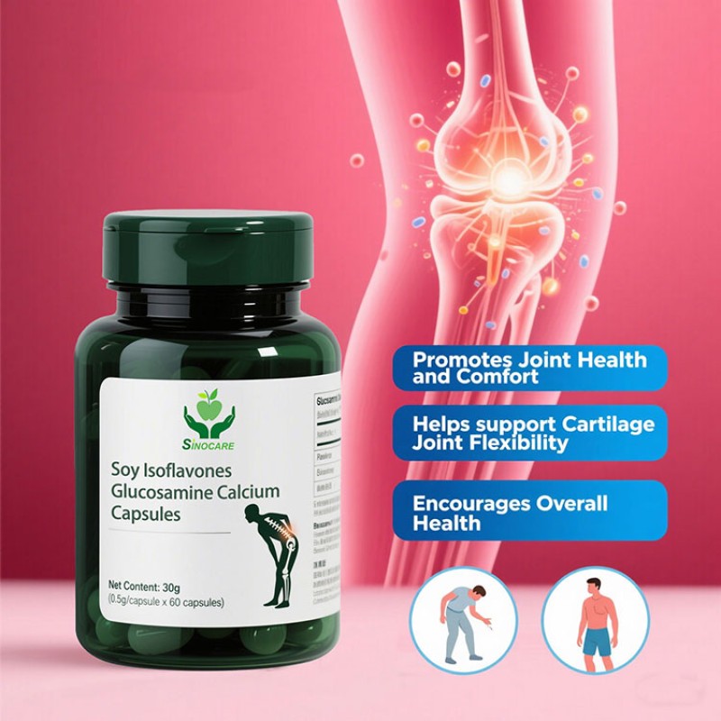 Soy Isoflavones Capsules Factory - Bone Health Senior Women