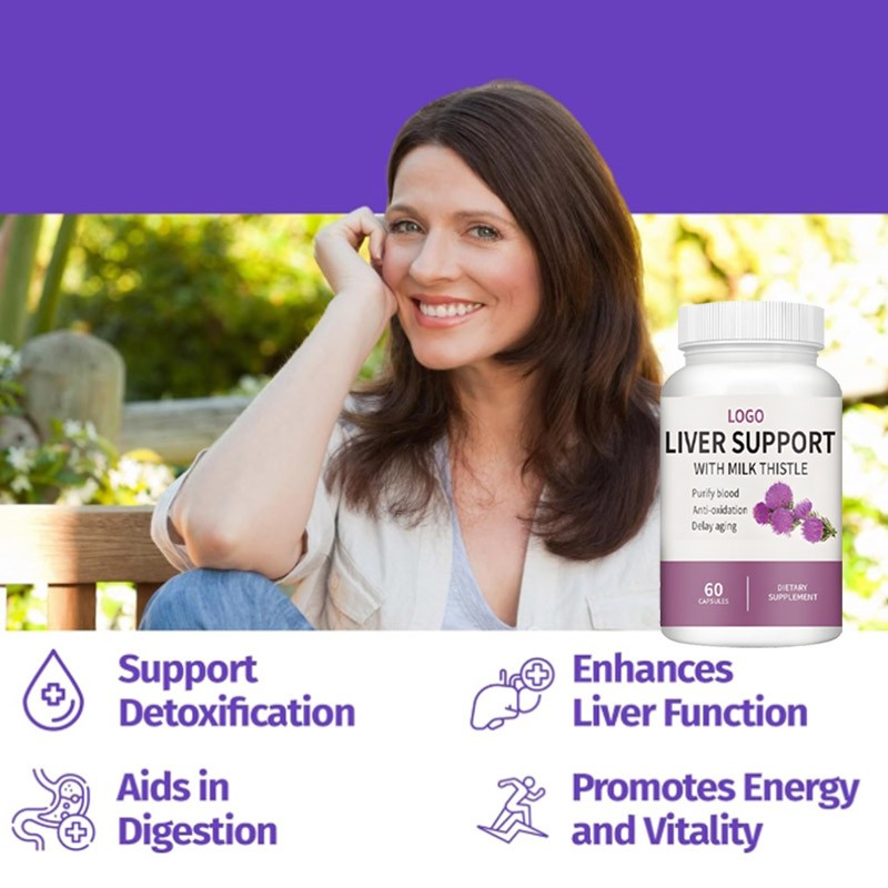 Liver Capsules Supplier - OEM Milk Thistle Curcumin Blend