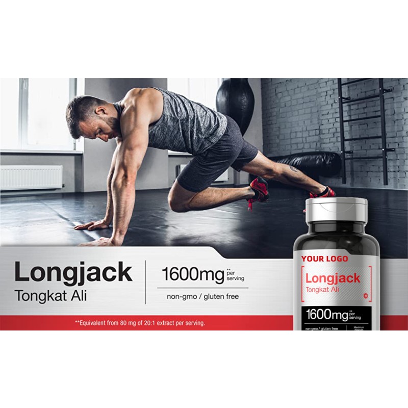 Male Enhancement Capsules Manufacturer - Maca Ginseng Tongkat Ali 200:1