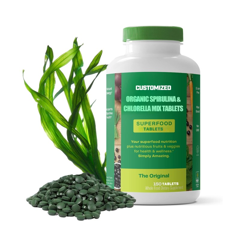 Chlorella Spirulina Powder Manufacturer - Organic Tablet Capsule