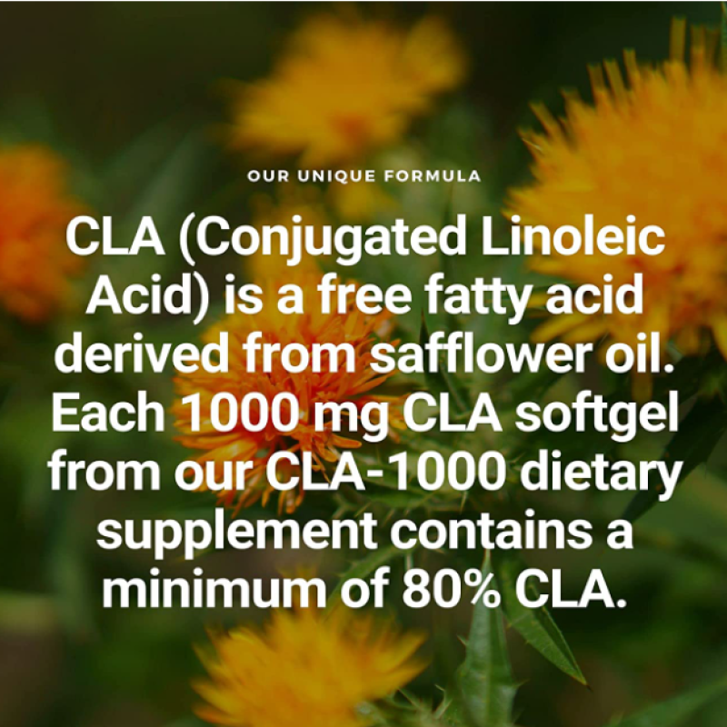 CLA Softgels Supplier - 1000mg Conjugated Linoleic Acid Fat Burner