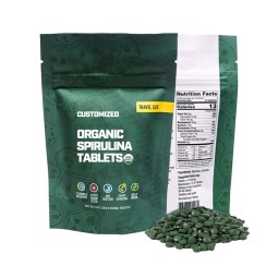 Spirulina Tablets Manufacturer - Food Grade 250mg 500mg Dietary Supplement