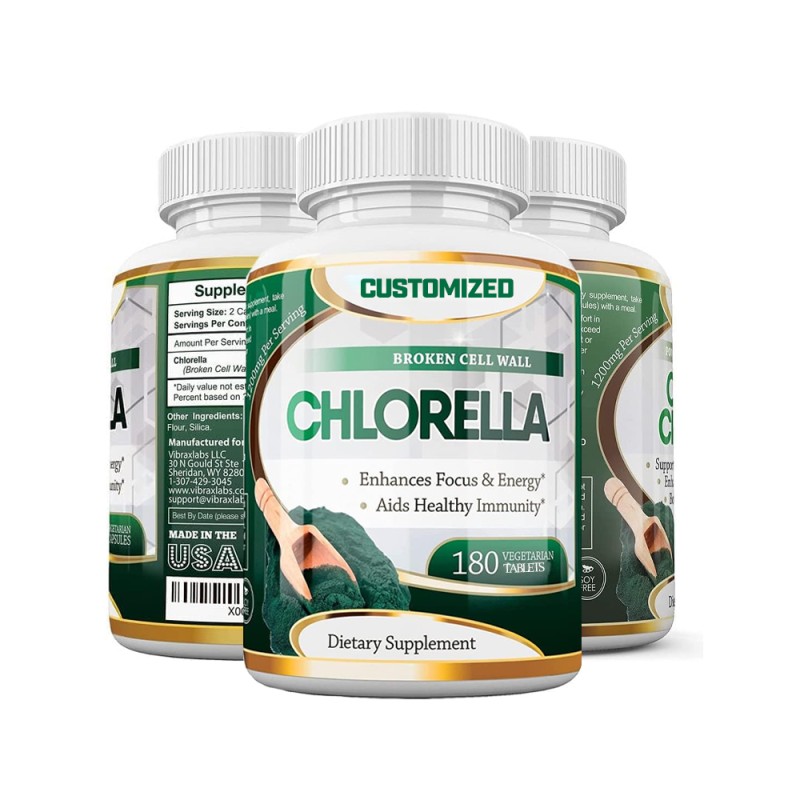 Chlorella Spirulina Tablets Factory - Vegan Protein Chlorophyll Multivitamin
