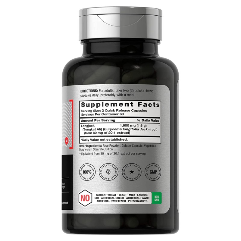 Male Supplement Supplier - Maca Ginseng Tongkat Ali Longjack Capsules