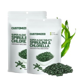 Chlorella Spirulina Tablets Manufacturer - Private Label Vegan Organic Bulk