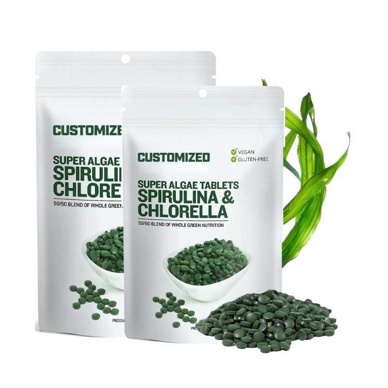 Chlorella Spirulina Tablets Supplier - Bulk Vegan Protein Vitamins
