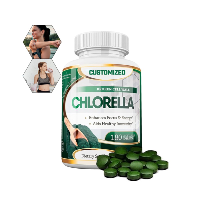 Chlorella Spirulina Tablets Factory - Vegan Protein Chlorophyll Multivitamin