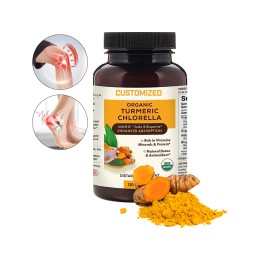 Turmeric Supplement Supplier - Custom Curcumin Chlorella Herbal Tablets