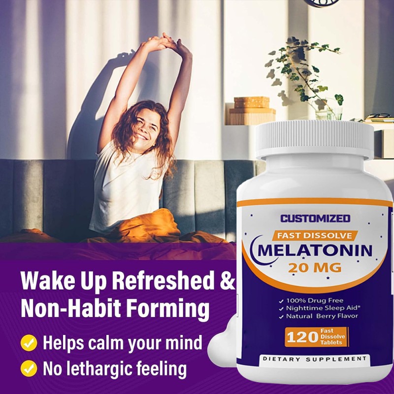 Melatonin Tablets Supplier - 300mg Herbal Sleep Support