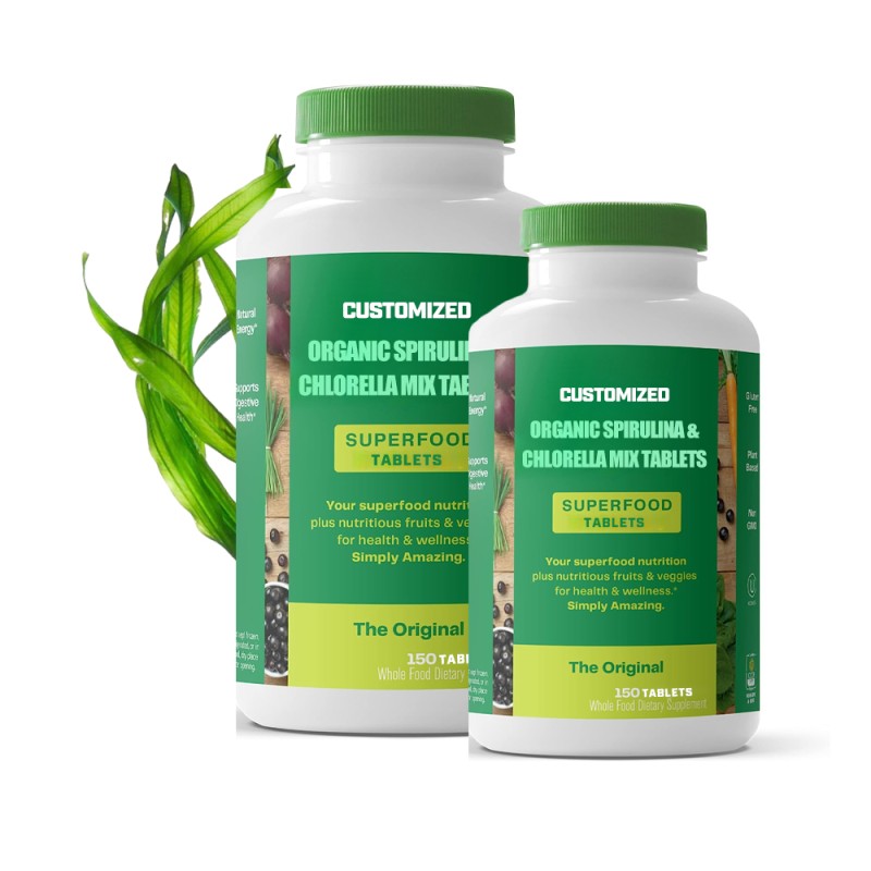 Chlorella Spirulina Powder Manufacturer - Organic Tablet Capsule