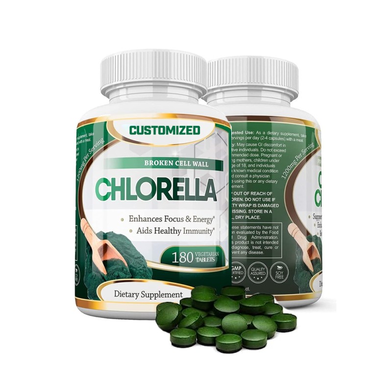 Chlorella Spirulina Tablets Factory - Vegan Protein Chlorophyll Multivitamin