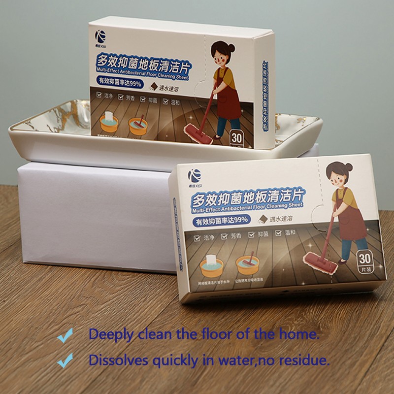 Floor Cleaning Sheets Supplier - OEM Multifunctional Wood Bamboo Tile Marble