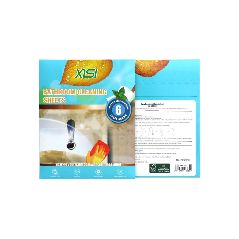 Bathroom Cleaning Sheet Manufacturer - OEM Household Spray Liquid Powder Cleaner