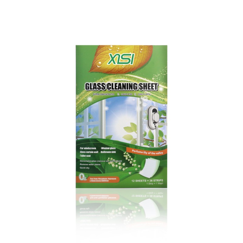 Glass Cleaner Sheet Supplier - XISI Eco-Friendly Window Glass Cleaning