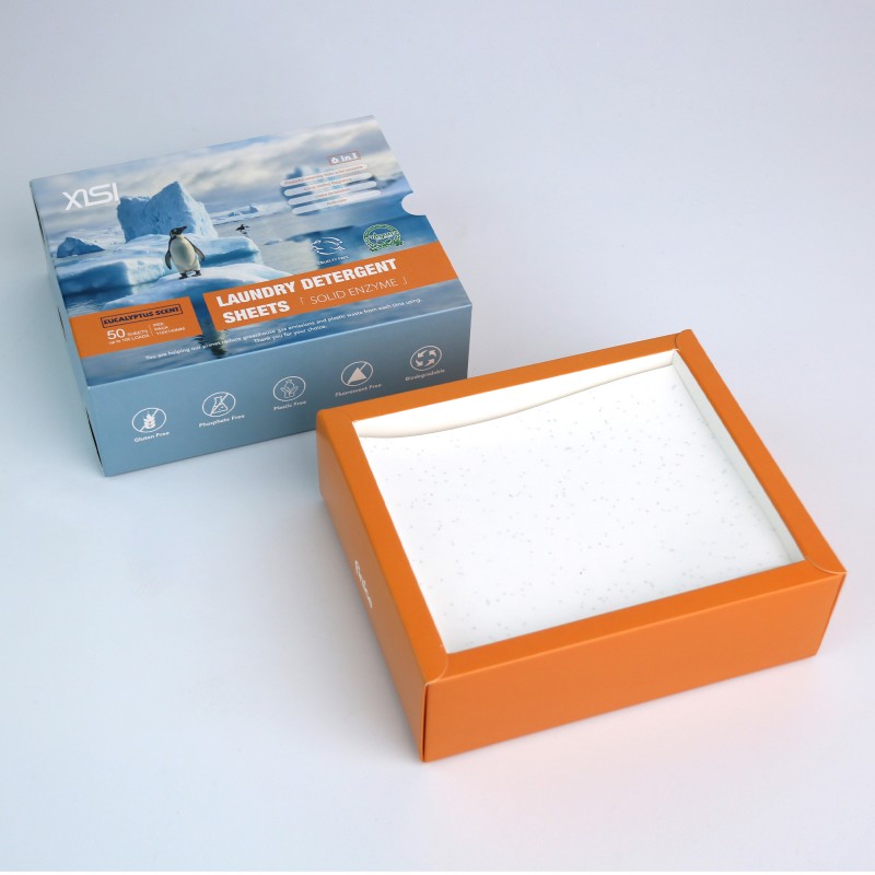 Laundry Detergent Sheets Manufacturer - Eco Friendly No Plastic Concentrated 50