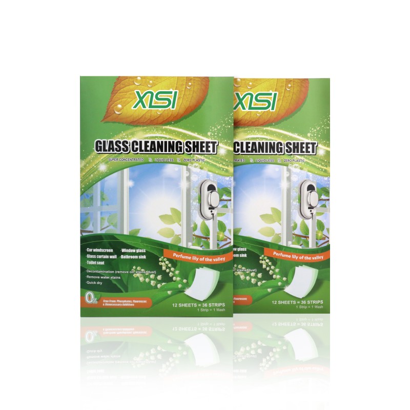 Glass Cleaner Sheet Supplier - XISI Eco-Friendly Window Glass Cleaning