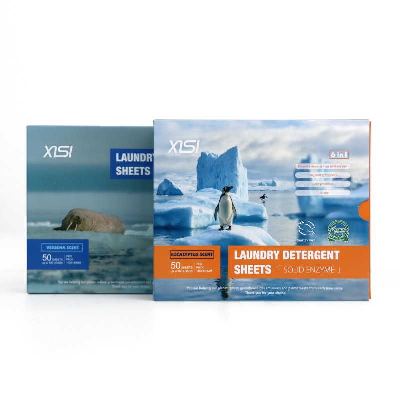 Laundry Detergent Sheets Factory - OEM Flower Fragrance Zero Waste Plastic-Free