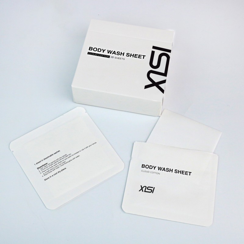 Body Wash Sheets Factory - OEM Portable Travel Zero Waste Customize Size