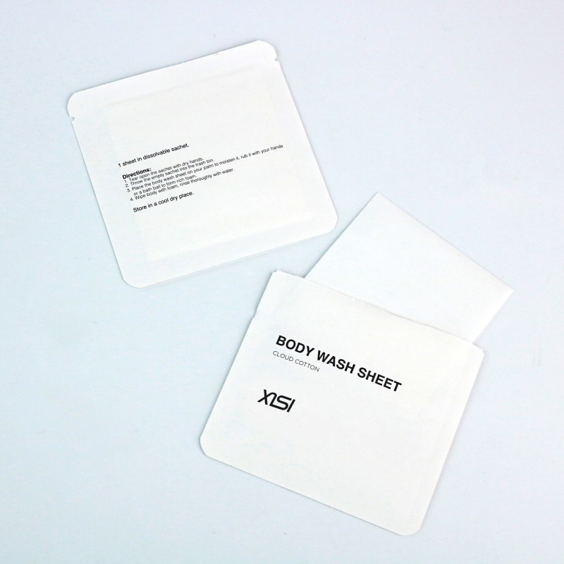 Body Wash Paper Manufacturer - OEM ODM Eco Friendly Soluable Shower Tablets