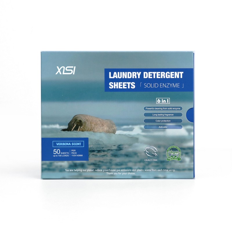 Laundry Detergent Sheets Factory - OEM Flower Fragrance Zero Waste Plastic-Free