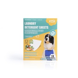 Pet Laundry Sheets Supplier - Biodegradable Eco Friendly Dog Clothes Detergent