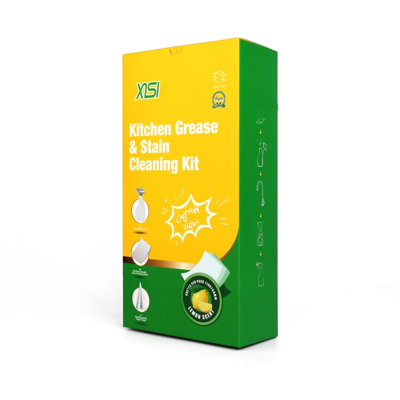 Kitchen Cleaner Spray Supplier - OEM Lemon Fragrance Easy Remove Detergent Sheet