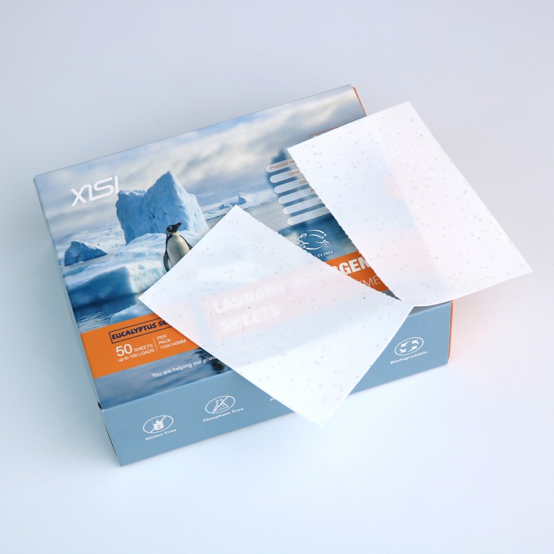 Laundry Detergent Sheets Manufacturer - Eco Friendly No Plastic Concentrated 50