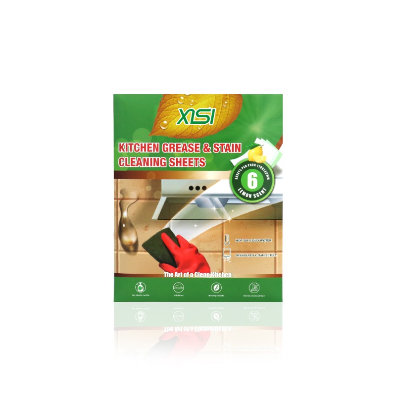 Kitchen Cleaning Sheets Supplier - OEM All Purpose Cookware Decontamination