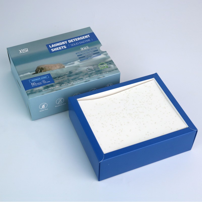 Laundry Detergent Sheets Factory - OEM Flower Fragrance Zero Waste Plastic-Free