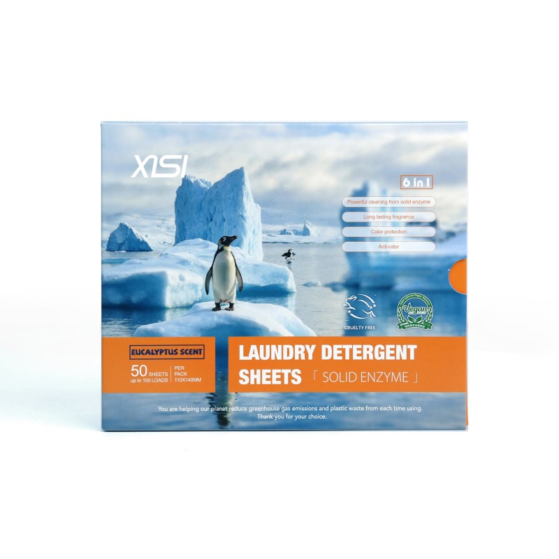 Laundry Detergent Sheets Manufacturer - Eco Friendly No Plastic Concentrated 50