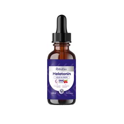 OEM Natural Flavor 60ml Deep Sleep Melatonin Drops Soothing Extra Strength Sublingual Supplement Manufacturer
