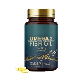 OEM Top Quality Deep Sea Fish Oil Softgels Support Brain Eye Health Booster 3 DHA Supplements