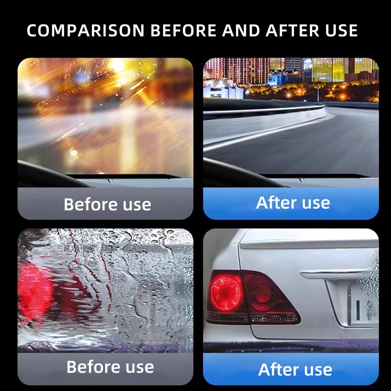 Car Glass Cleaner Manufacturer - Oil Film Remover Wipe Brush Tool