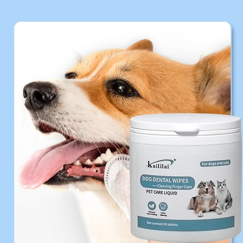 Pet Finger Wipes Manufacturer - OEM Soft Pearl Texture Tear Stain Remover