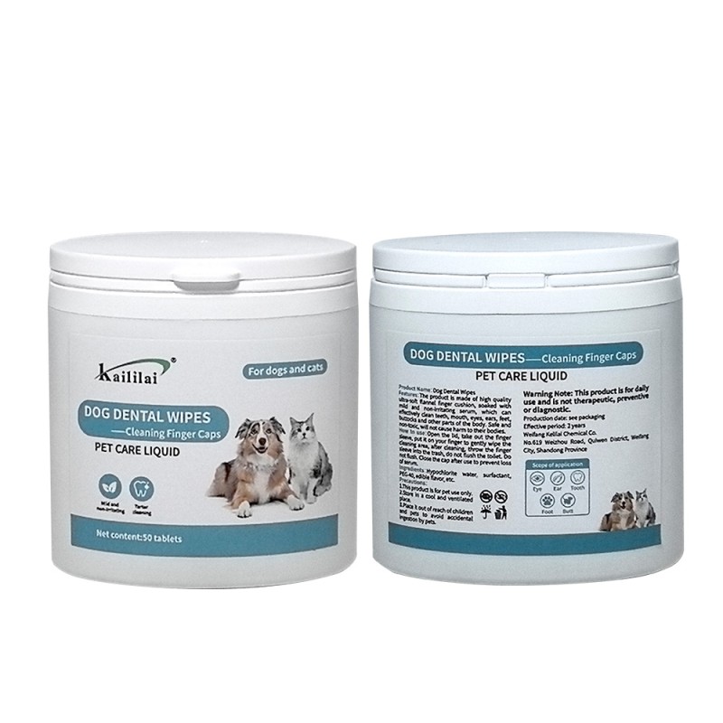 Pet Tooth Wipes Factory - Custom Non-Woven Pearl Texture Dental Care