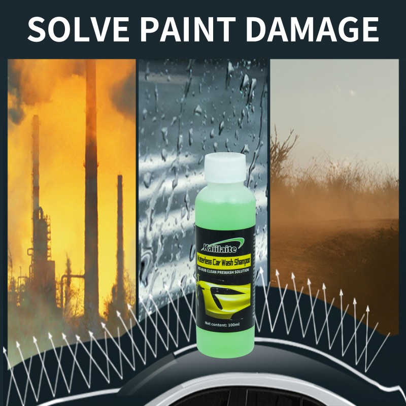 Car Wash Liquid Factory - OEM 100ml No-Wipe High Gloss Formula