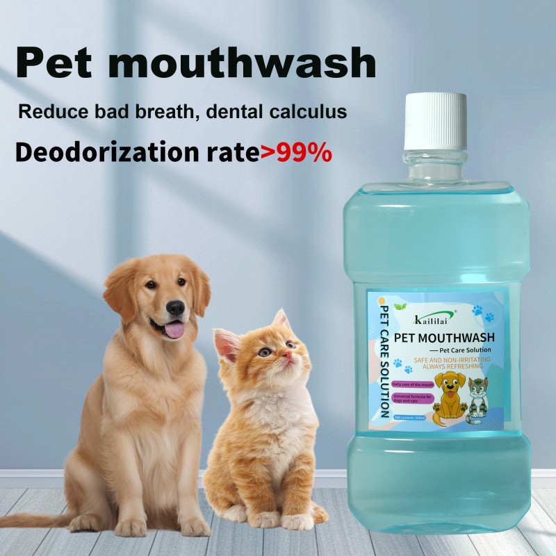 Pet Mouthwash Factory - Natural Edible Tartar Remover for Cats Dogs