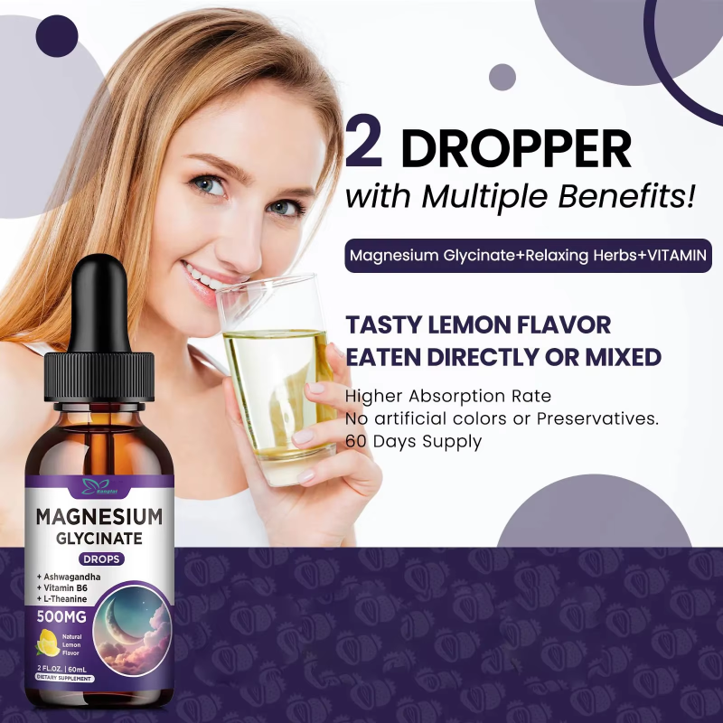 Magnesium Glycinate Drops Manufacturer - OEM Calm Drop Chamomile Nerve Bowel Function