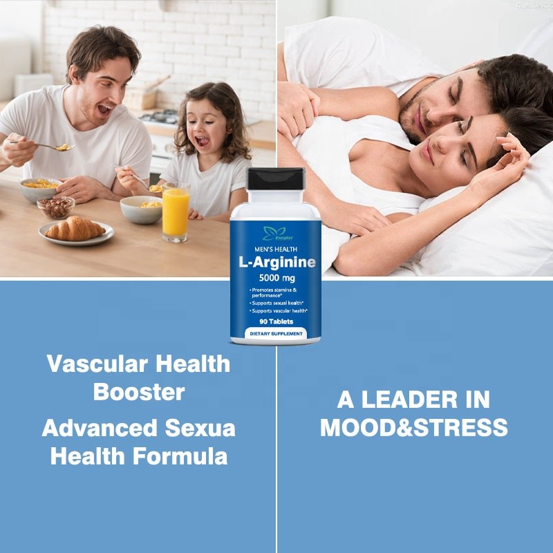 L-Arginine Tablets Supplier - OEM Men Amino Acid Blood Flow Vitality Vitamin
