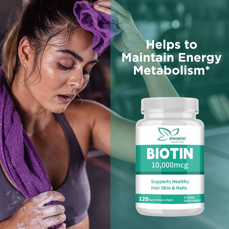 Biotin Softgels Supplier - Factory Direct Organic Strong Nails Skin Health